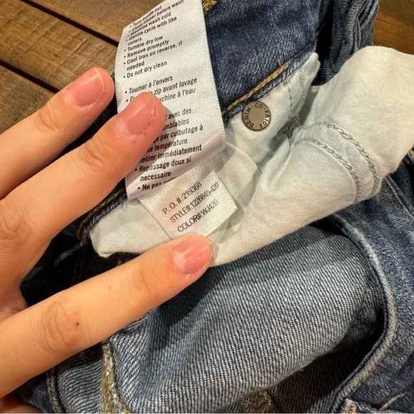 PAIGE Revolve Jimmy Jimmy Cuffed Roll Up Stretch Dark Blue Denim Jean Shorts 28 - Picture 8 of 14